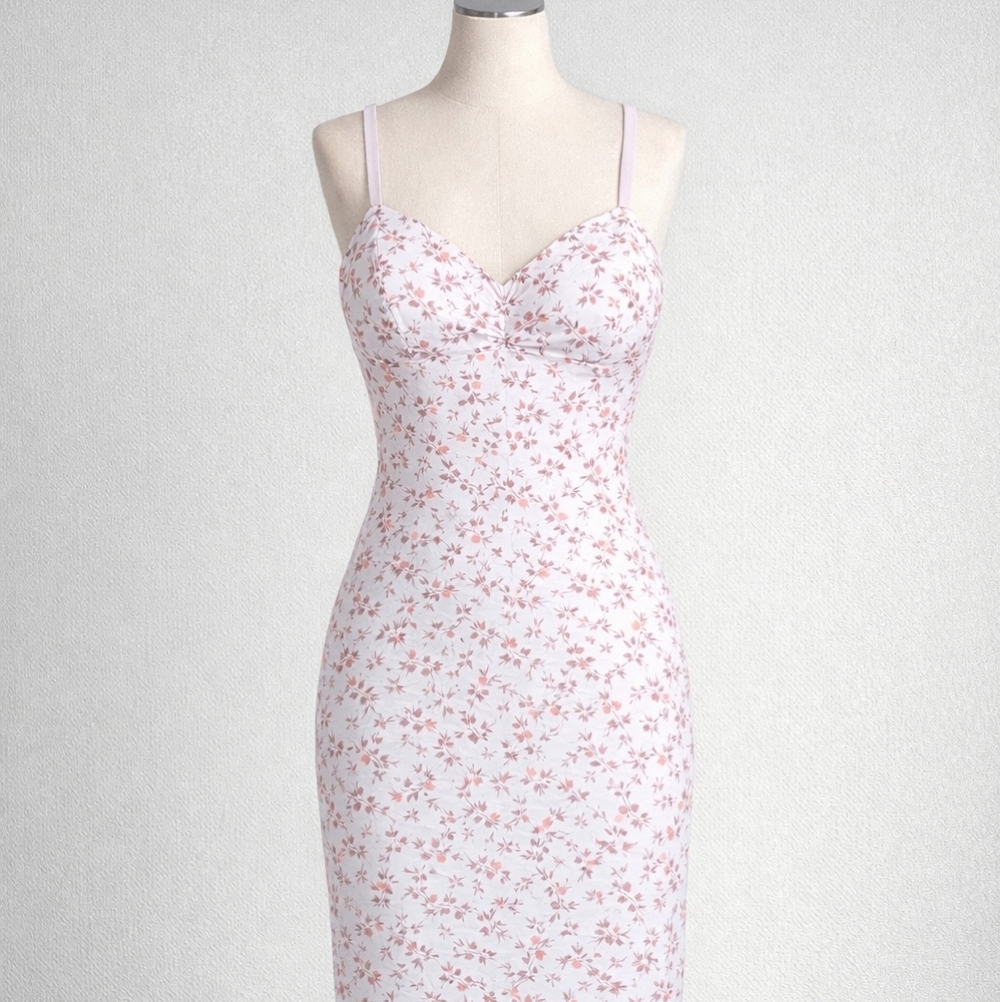 Lily Rose Floral Pink Dress